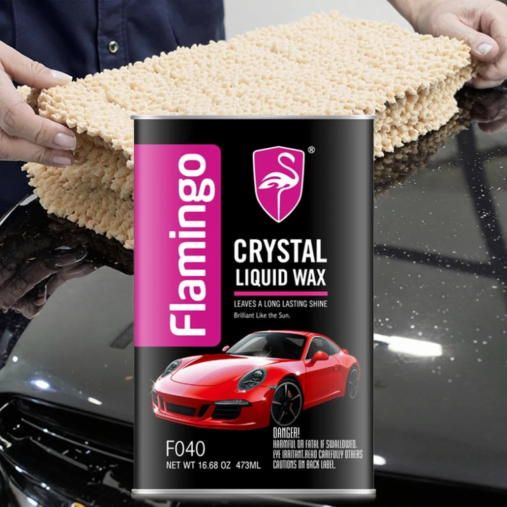 Flamingo كريستال شاين – واكس تلميع وحماية لبودي السيارة