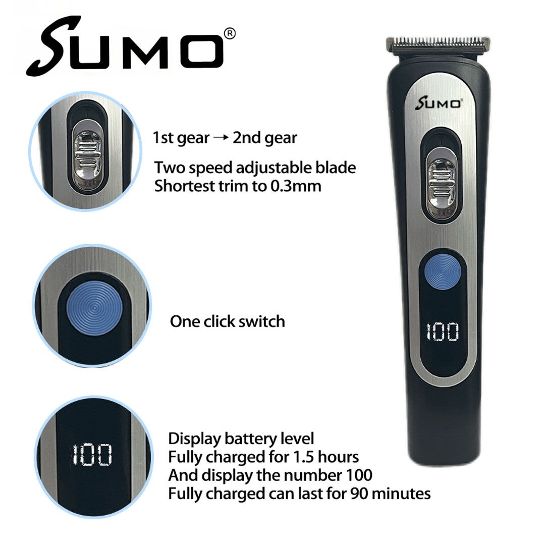 SUMO 5-in-1 Electric Hair Clipper & Trimmer: Professional Home Grooming Kit