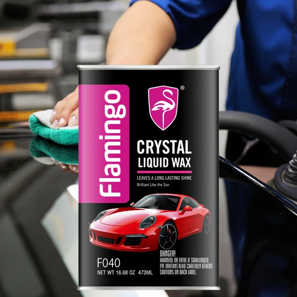 Flamingo كريستال شاين – واكس تلميع وحماية لبودي السيارة