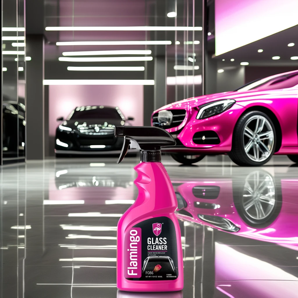 Flamingo صفاء الزجاج – منظف وملمع بتركيبة مضادة للضباب والبصمات