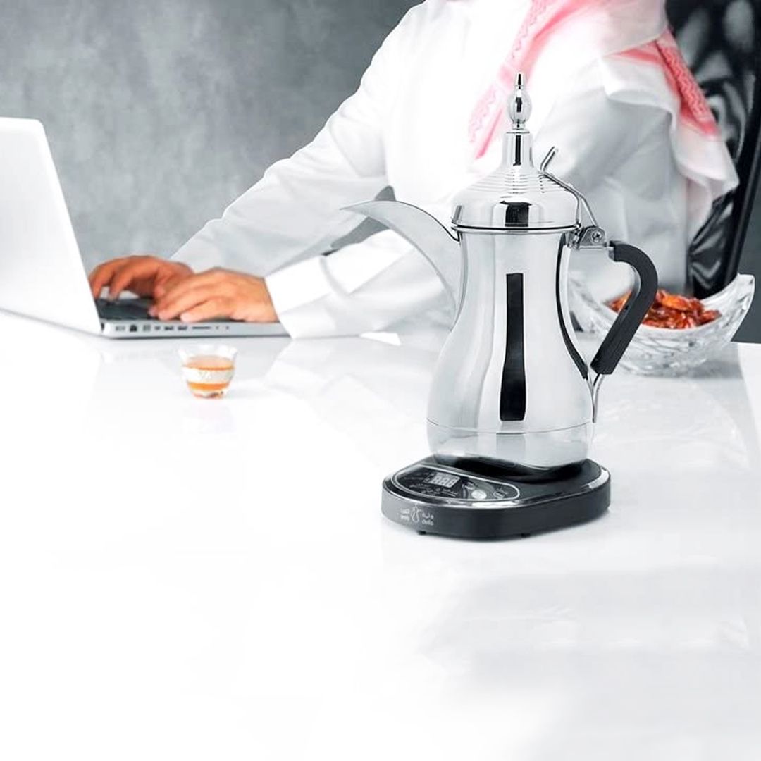 Sumo Electric Arabic Coffee Maker: 800ml Capacity, Stainless Steel, Keep Warm