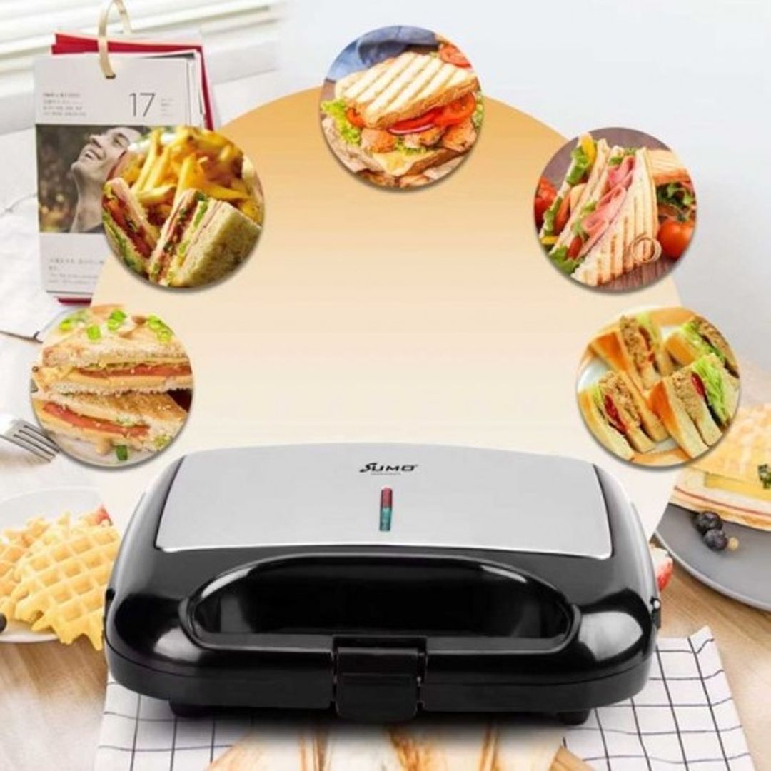 Sumo SM-7219 3-in-1 Sandwich Maker, Waffle Iron, Grill - 750W
