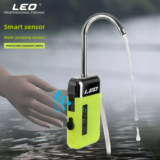 مضخة هواء للحوض محمولة قابلة للشحن ببطارية طويلة العمر ومصباح