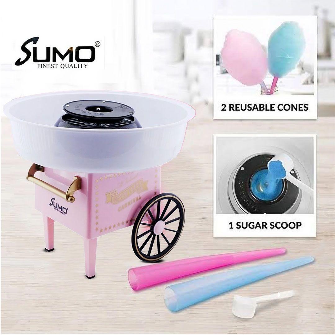 Sumo 500W Electric Cotton Candy Maker: Sweet Treat Machine for Home Fun