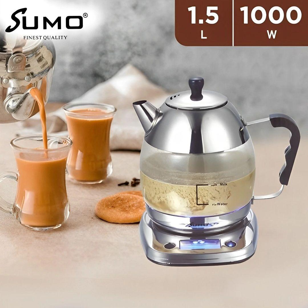 Sumo Electric Karaka Tea Maker: 1.5-Liter Capacity, 1000-Watt Power, Quick Brew