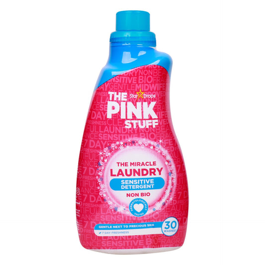 سائل غسيل الأقمشة "Miracle Sensitive Non‑Bio" من The Pink Stuff – 960 مل