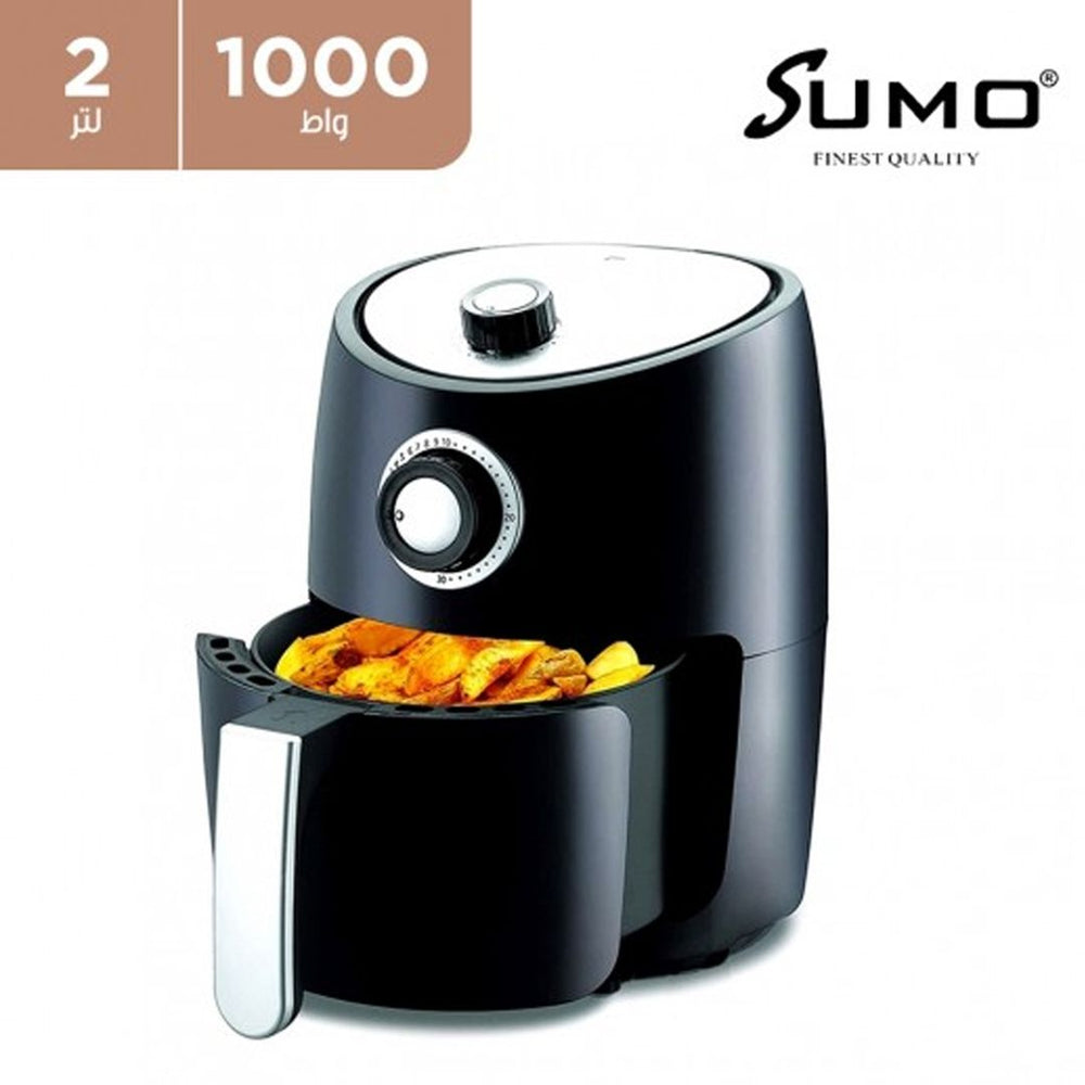 مقلاة هوائية صحية Sumo SM-820 سعة 2 لتر وقوة 1000 واط لطهي صحي بدون الشعور بالذنب