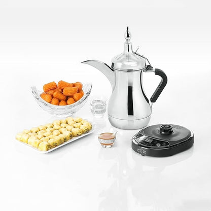 Sumo Electric Arabic Coffee Maker: 800ml Capacity, Stainless Steel, Keep Warm