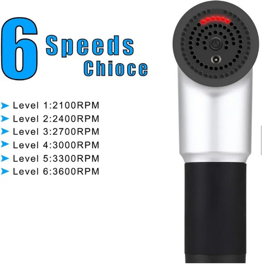 مسدس تدليك العضلات الاحترافي – MusclePro Massage Gun