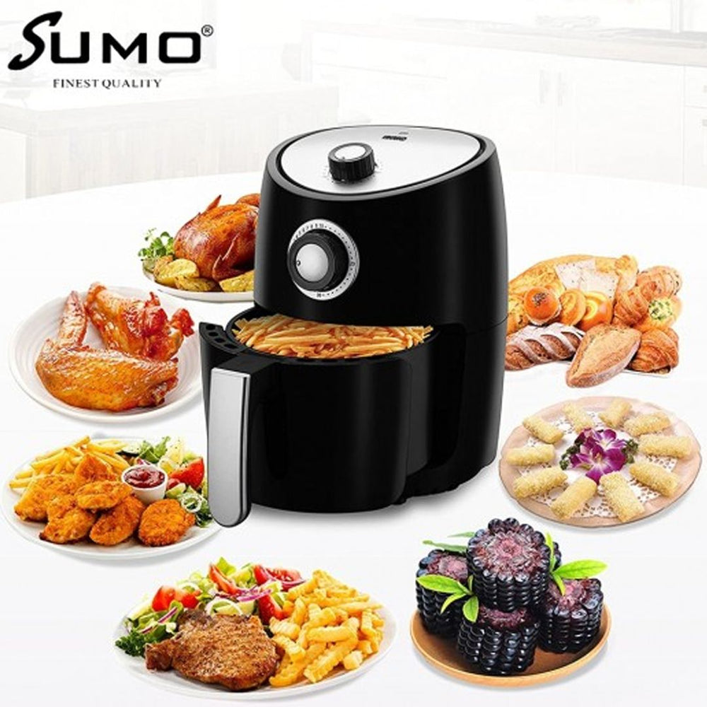 مقلاة هوائية صحية Sumo SM-820 سعة 2 لتر وقوة 1000 واط لطهي صحي بدون الشعور بالذنب
