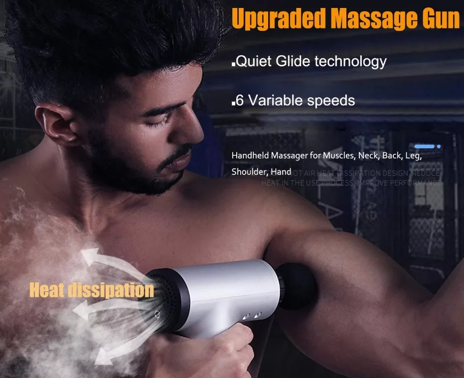 مسدس تدليك العضلات الاحترافي – MusclePro Massage Gun