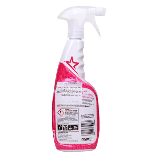 رغوة تنظيف الحمام المعجزة "Miracle Bathroom Foam Cleaner" من The Pink Stuff – 750 مل