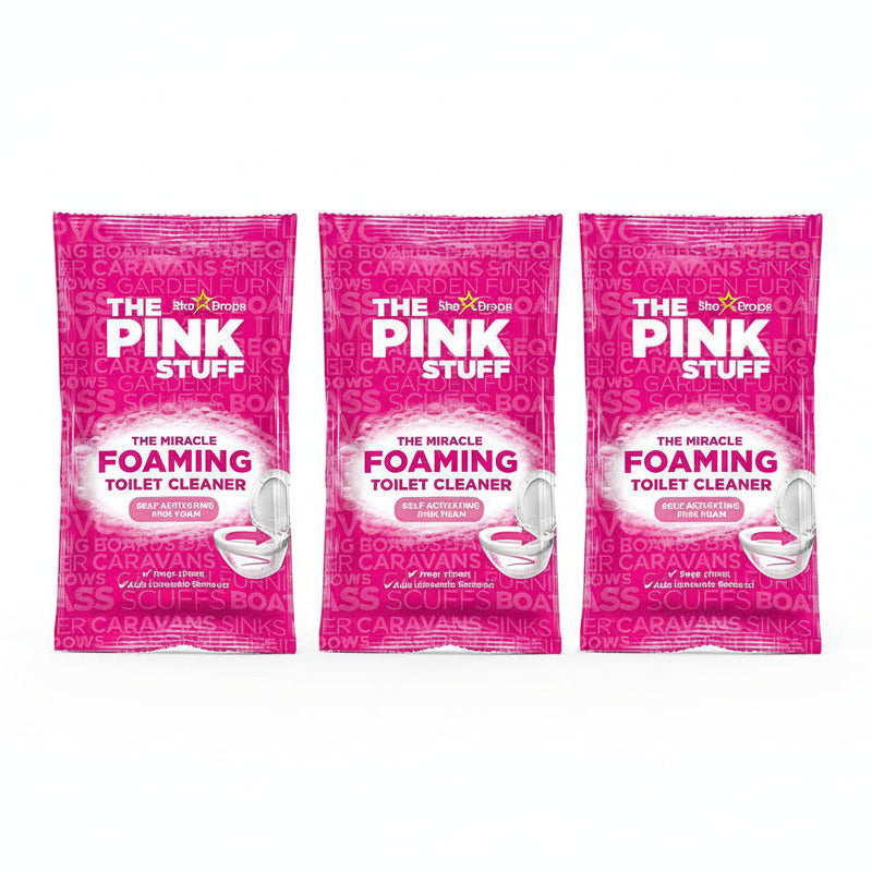 منظف مرحاض رغوي المعجزة ذا بينك ستاف ثلاثي الجرعات