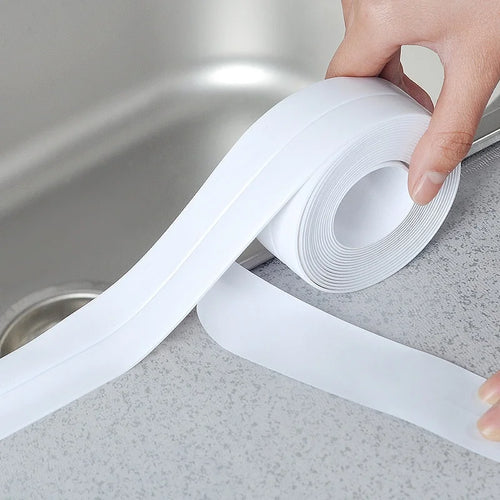 ملصق حائط مقاوم للماء من PVC مع شريط لاصق مانع للتسرب للزاوية والمطبخ