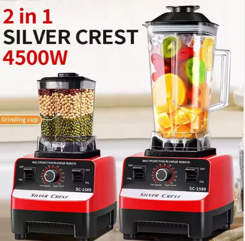 خلاط طعام عالي الأداء 4500 واط – سعة 2L / 3L لطحن ومزج احترافي