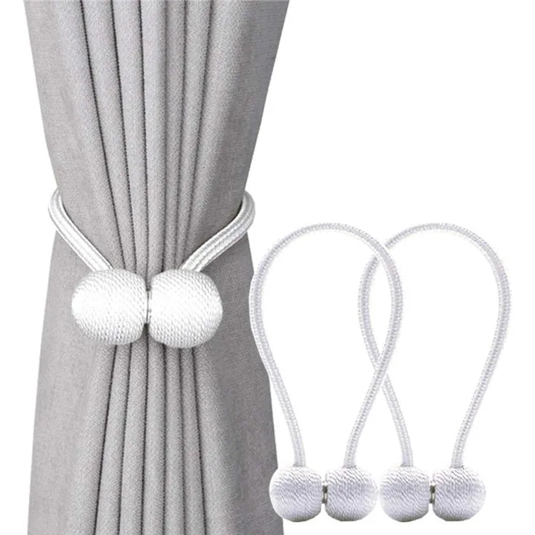 علاقة ستائر مغناطيسية أنيقة ومتحركة لربط الستائر بسهولة ومتينة