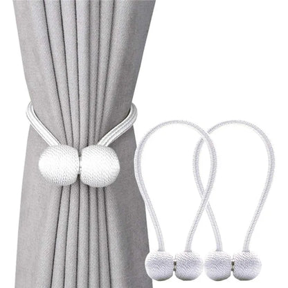 علاقة ستائر مغناطيسية أنيقة ومتحركة لربط الستائر بسهولة ومتينة