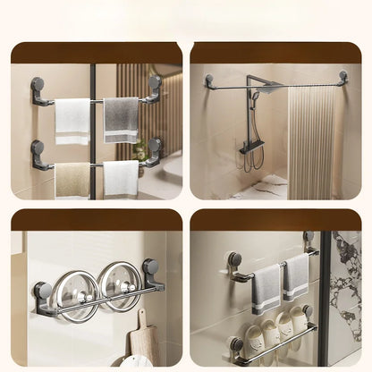 علاقة مناشف شفط بلاستيكية قابلة للتلسكوب للحائط بتصميم عصري