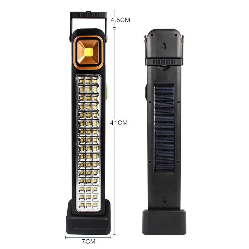 مصباح طوارئ LED فائق السطوع وقابل للشحن للرحلات والتخييم