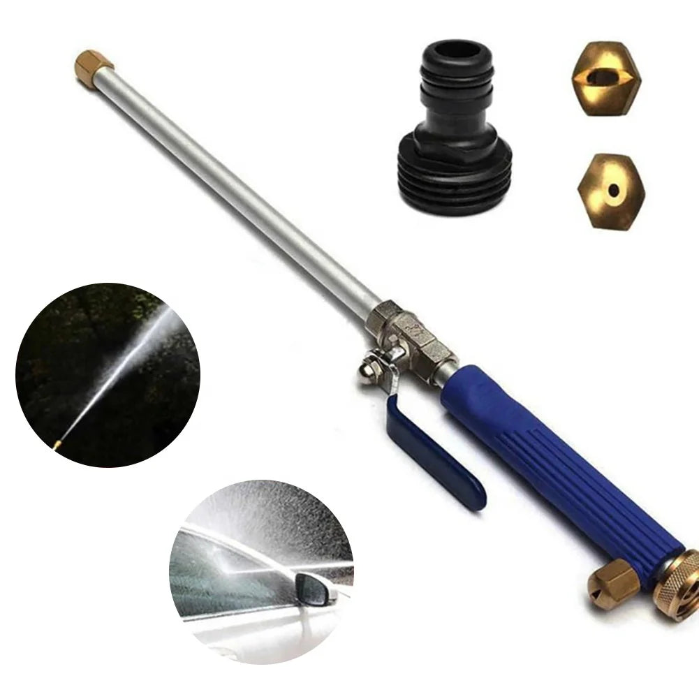 مسدس غسيل ضغط عالي لخرطوم السيارات بمقبض مطاطي وألومنيوم