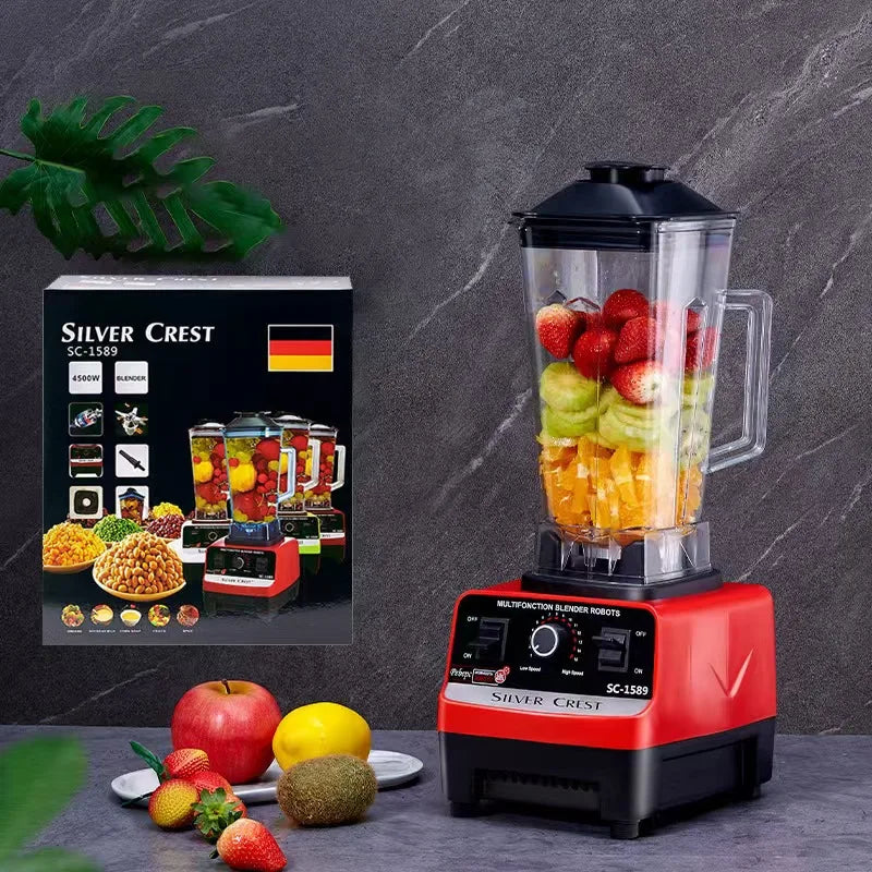 خلاط طعام عالي الأداء 4500 واط – سعة 2L / 3L لطحن ومزج احترافي