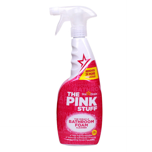 رغوة تنظيف الحمام المعجزة "Miracle Bathroom Foam Cleaner" من The Pink Stuff – 750 مل