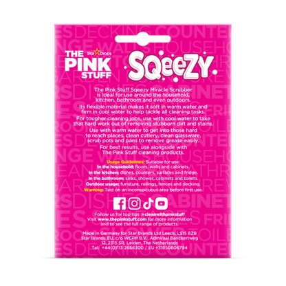 الأسفنجة السحرية سكويزي – The Pink Stuff Squeezy