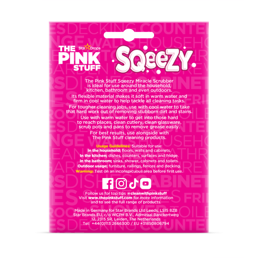 الأسفنجة السحرية سكويزي – The Pink Stuff Squeezy